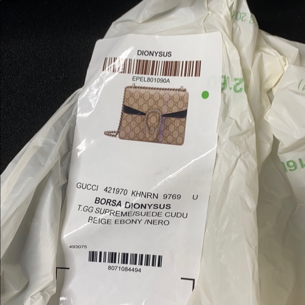 SOLD 100% Authentic Gucci Dionysus Mini GG Supreme - Picture 11 of 12